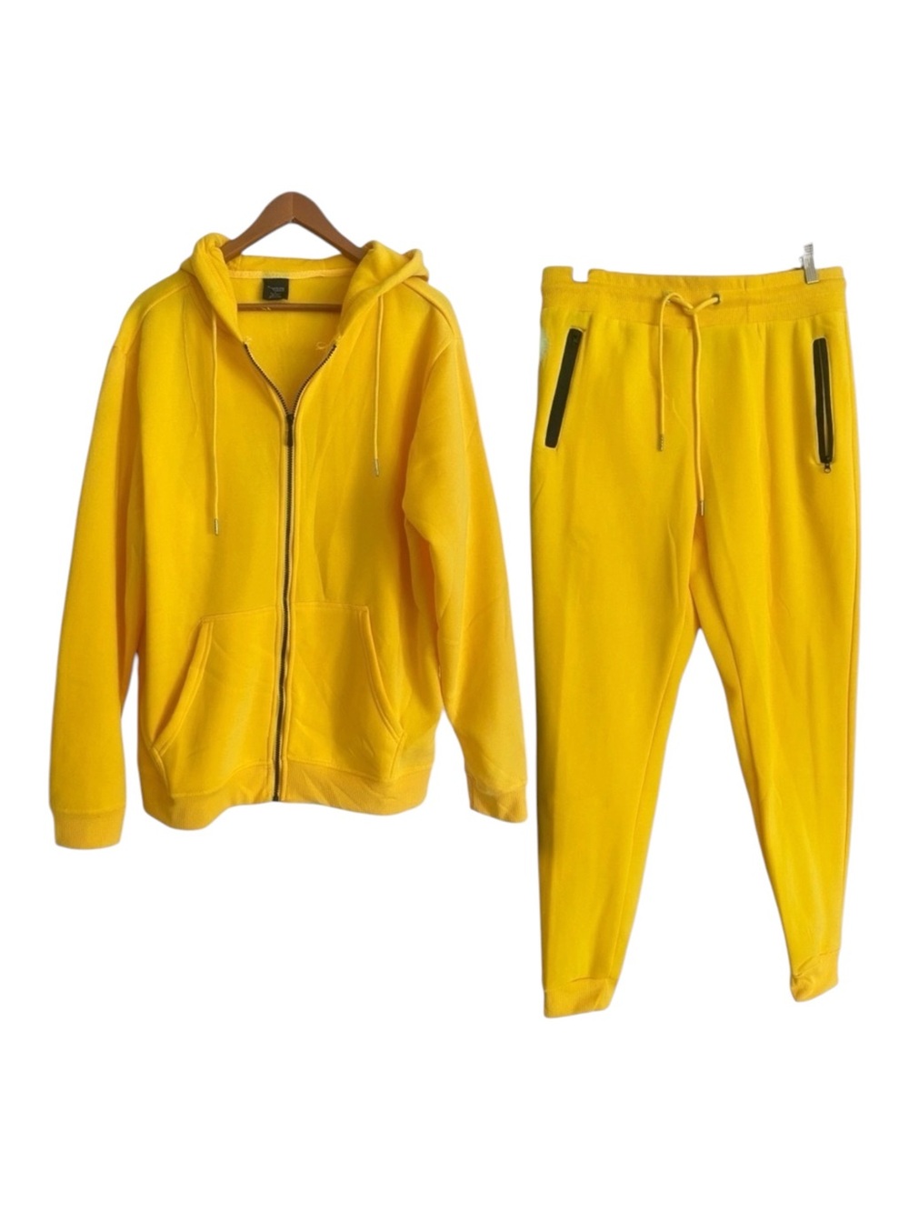 Rudolph Vibrant Yellow Tracksuit Fleece New